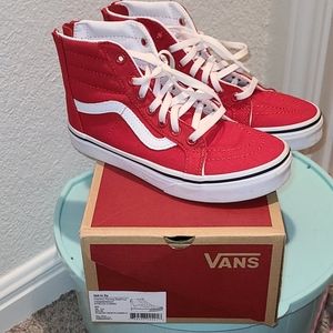 VANS *Racing Red Sk8-Hi Zip* w/ BOX